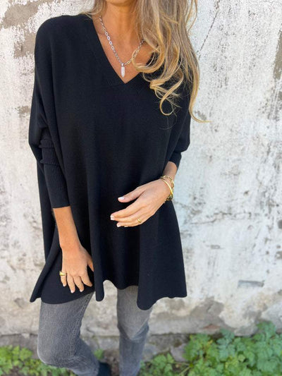 Lunora™ Breeze Knit – De moeiteloze V-hals trui