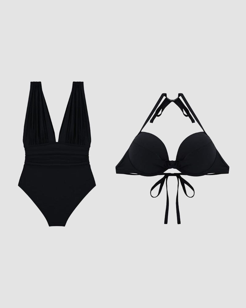 Oceana Flair™ – Shaping Swimsuit with Elegant V-Neck