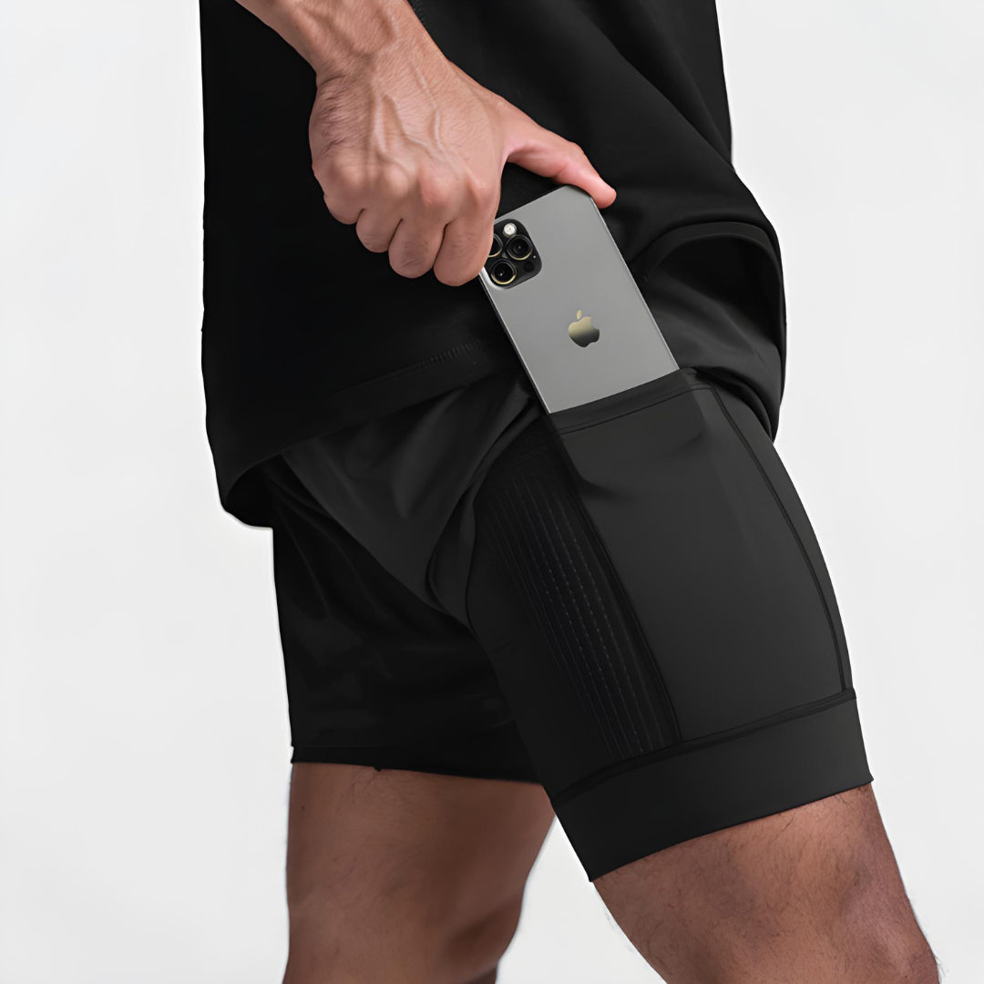 FlexRun Pro 2-in-1 sportshorts | 1+1 gratis