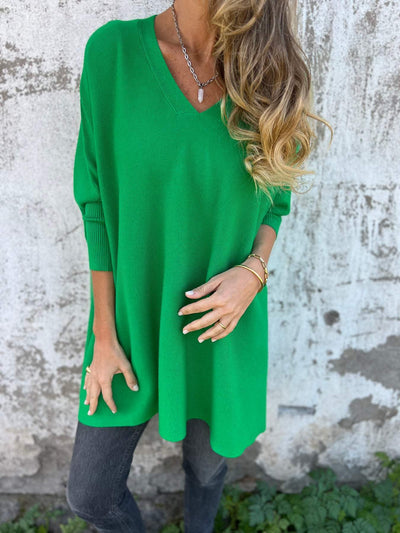 Lunora™ Breeze Knit – De moeiteloze V-hals trui