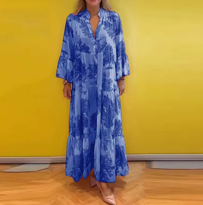 Floravienne™ | Jurk met Bloemenprint en Tijdloze Gratie