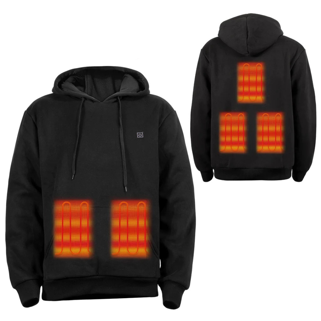 ThermaWear™ - Verwarmde Hoodie Unisex - 3 warmtestanden