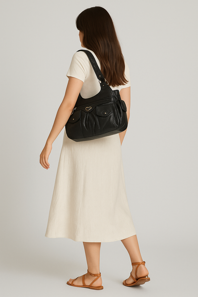 LiviaLuxe™ Zachte leren tas