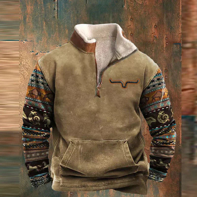 Norden | Fleece Trui met Rits