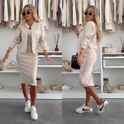 BelleAura™ – Elegante 2-delige set voor herfst en winter