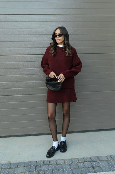 Livia Luxe 2-delige set (top + rok)