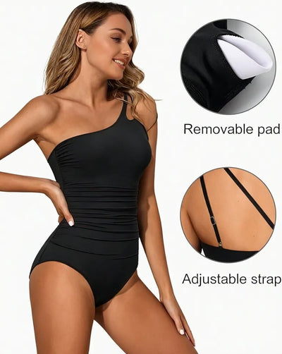 Sereluna™ | One-Shoulder Elegant Swimsuit