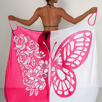 FluturaWrap™ | Elegant Strandjurkje met Vlindereffect