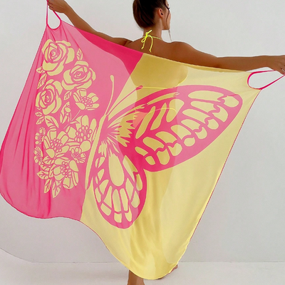 FluturaWrap™ | Elegant Strandjurkje met Vlindereffect
