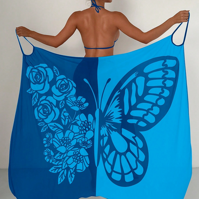 FluturaWrap™ | Elegant Strandjurkje met Vlindereffect