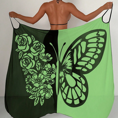 FluturaWrap™ | Elegant Strandjurkje met Vlindereffect
