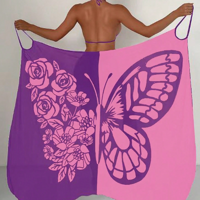 FluturaWrap™ | Elegant Strandjurkje met Vlindereffect